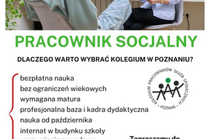 Plakat Pracownik socjalny