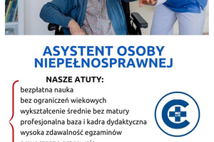 Plakat Asystent osoby niepełnosprawnej